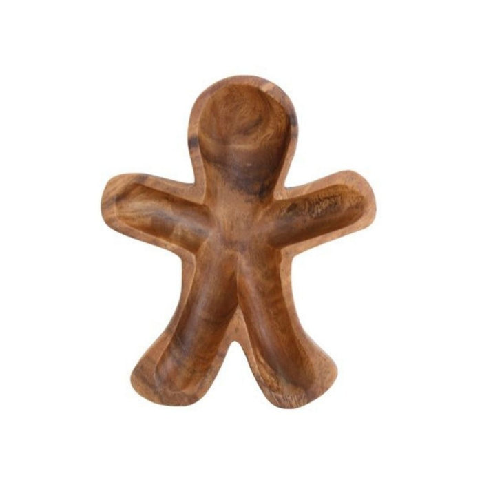 2 set Acacia Gingerbread Man Tray