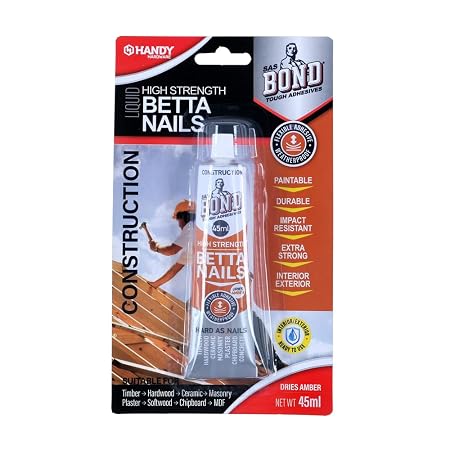 Glue Betta Nails High Strength (Dries Amber) 45ml
