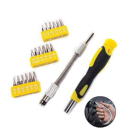 Tool Accessories Precision Bits Set Magnetic Assorted Sizes 18pc