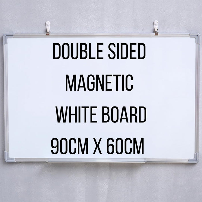 Portable Magnetic Home and Office Board Whiteboard 90X60CM Marker Button