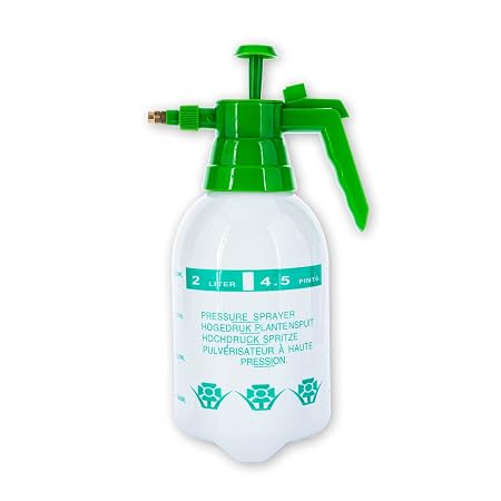 Pressure Sprayer Pump Action 2L White & Green