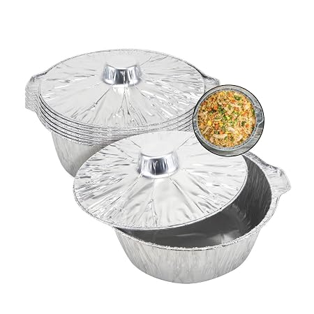 Foil Tray Bowl with Lid 29cm x 12cm