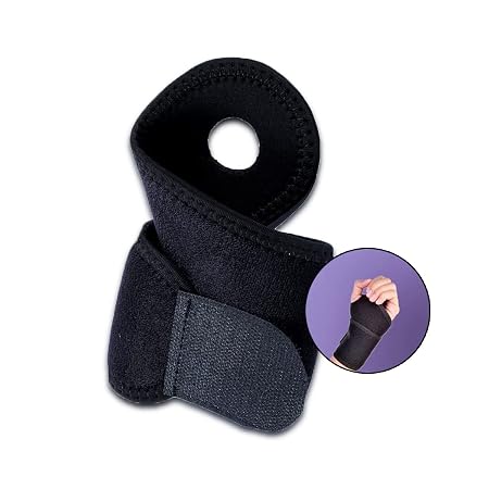 Support Premium Wrist Wrap & Strap (Adjustable) - Neoprene