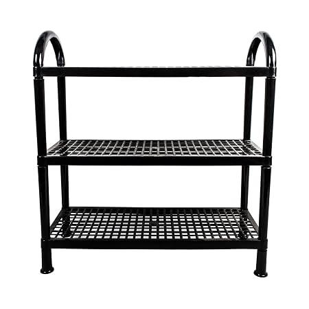 Rack Shoe Plastic 3 Tier 55cm x 60cm x 21.5cm