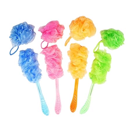Body and Back Scrubber Combo - 4 Colours: Blue, Pink,Orange, Green
