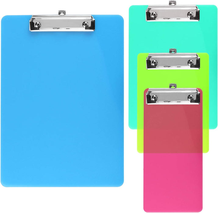 10 Pack Mountable Clipboard Clips,Spring Loaded Surface Mount Handle with Rubber Grip and Hanging Hole