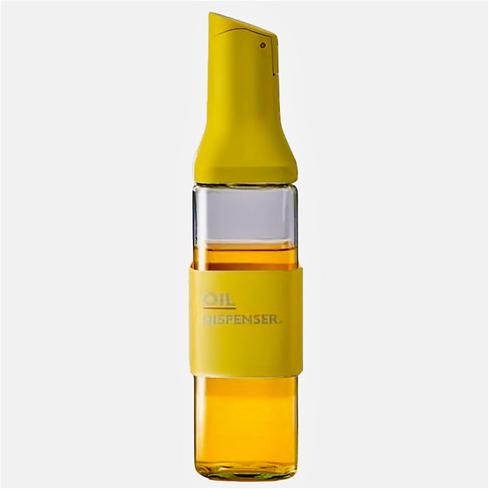 Premium Oil Dispenser Bottle - 500ml Auto-Flip Olive Oil Dispenser with Precision Spout for Easy Pouring, Leakproof Design for Cooking Oils, Vinegar, and Soy Sauce - Easy to Clean & Multi-Use (Blue)