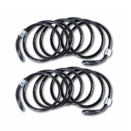 Security Cable PVC Black 1.8m x 6mm