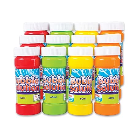 Bubble Solution & Wand Set 4pk 60ml Each