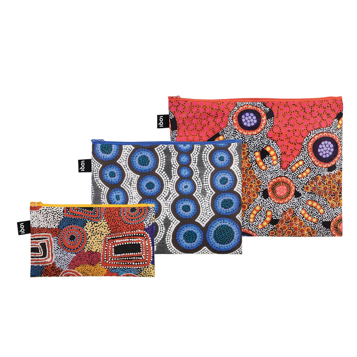 LOQI Water Dreaming Dreaming Zip Pockets Multi-Coloured