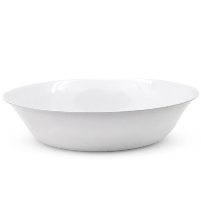 Lemon & Lime MELAMINE SALAD BOWL SHALLOW 30CM WHITE