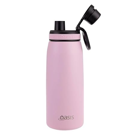 S/S D/WALL INS. SPORTS BOTTLE W/SCREW CAP 780ML CARNATION