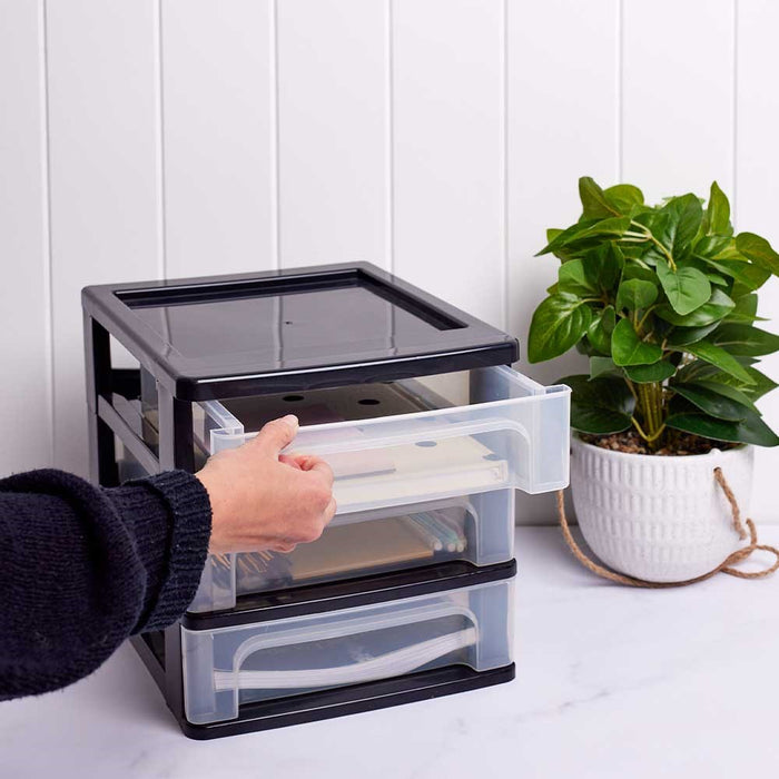 Boxsweden Drawer Desktop Cabinet Lge?3 Layer 30X24.5X25.5Cm