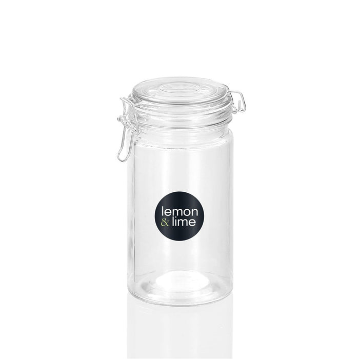 Lemon & Lime FRESCO GLASS CLIP JAR 1.1L 20x10CM