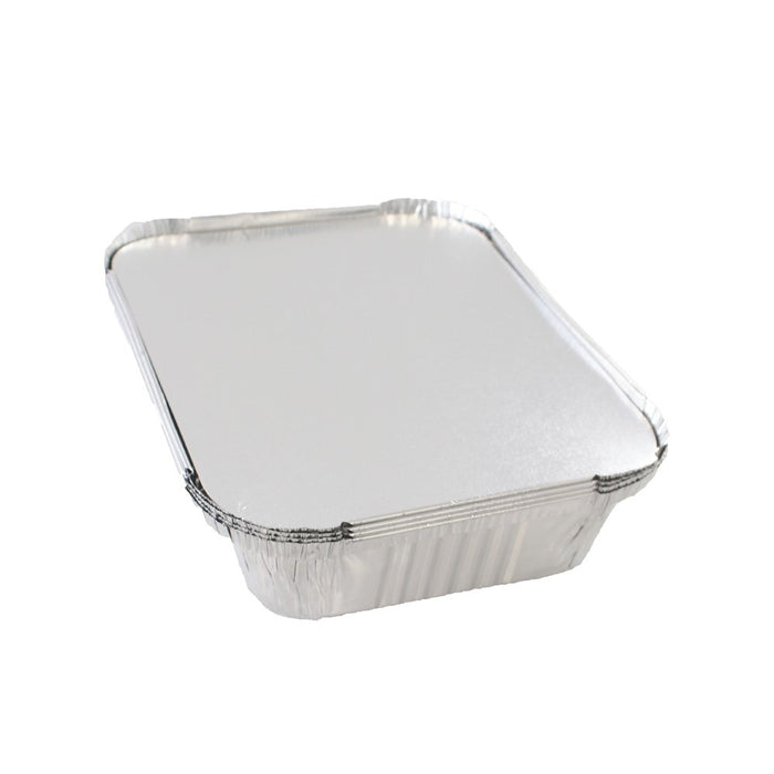 Lemon & Lime FOIL CONTAINER W/ LID 4PK 26.5X19.5X6.5CM SHELF READY PDQ