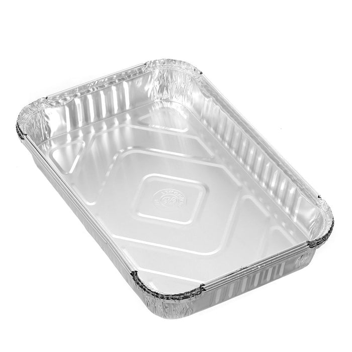 Lemon & Lime FOIL CONTAINER W/ LID 4PK 31.5X21X4.5CM SHELF READY PDQ