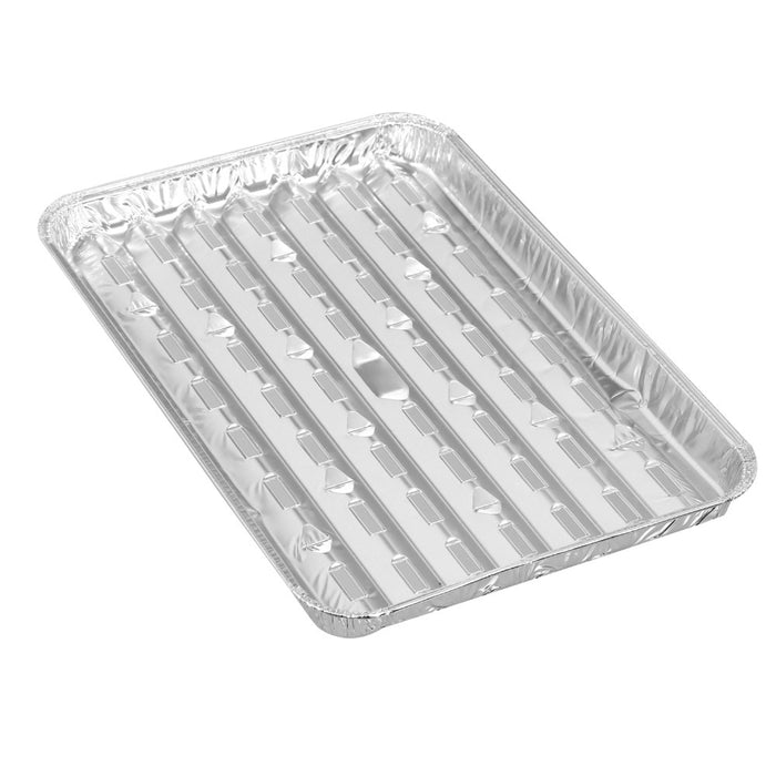 Lemon & Lime FOIL GRILL TRAY 4PK 34X22X3CM SHELF READY PDQ