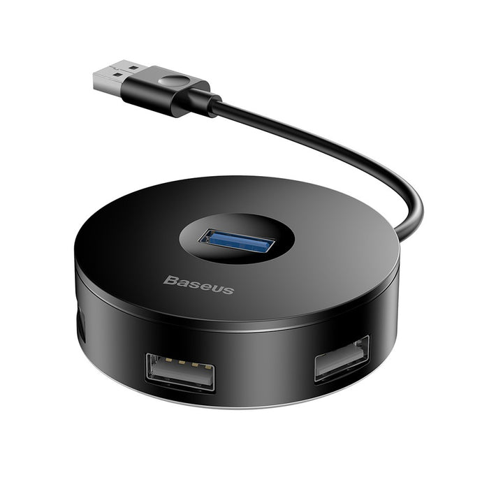 Baseus Round Box HUB Adapter (USB3.0 to USB3.0 x 1 + USB2.0 x 3) 10cm