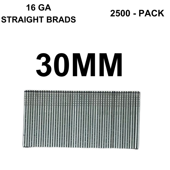 C Series 16 Gauge Galv Wire Brads pack of 2500 C30 16g 2500-Pack for Durable Fastening