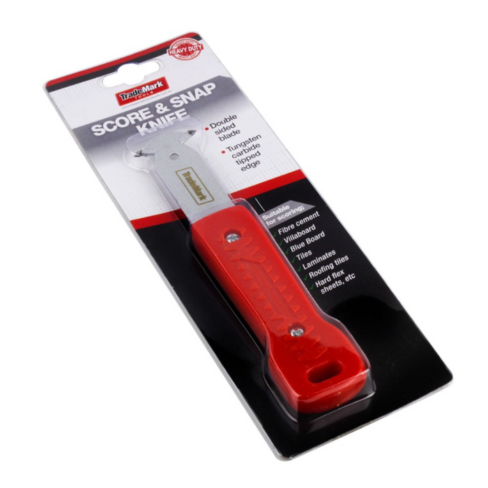 Trademark Heavy-Duty Score 'n' Snap Knife with Double-Sided Tungsten Carbide Blade