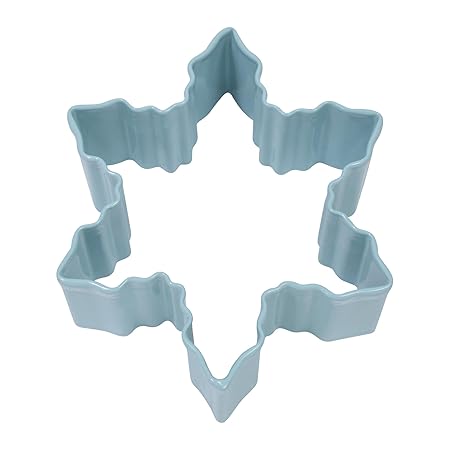 SNOWFLAKE 7.75CM BLUE