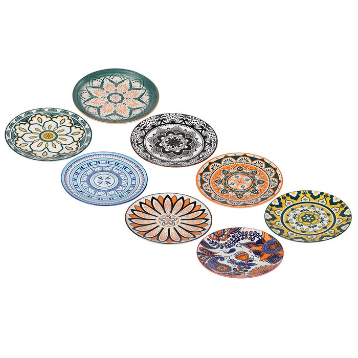 Lemon & Lime MOROCCAN DECO CERAMIC SIDE PLATE 19CM