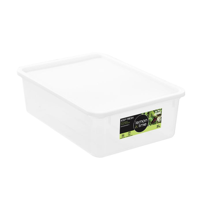 Lemon & Lime KEEP FRESH STACKABLE FOOD STORER 5L 30.5X21.5X9.5CM