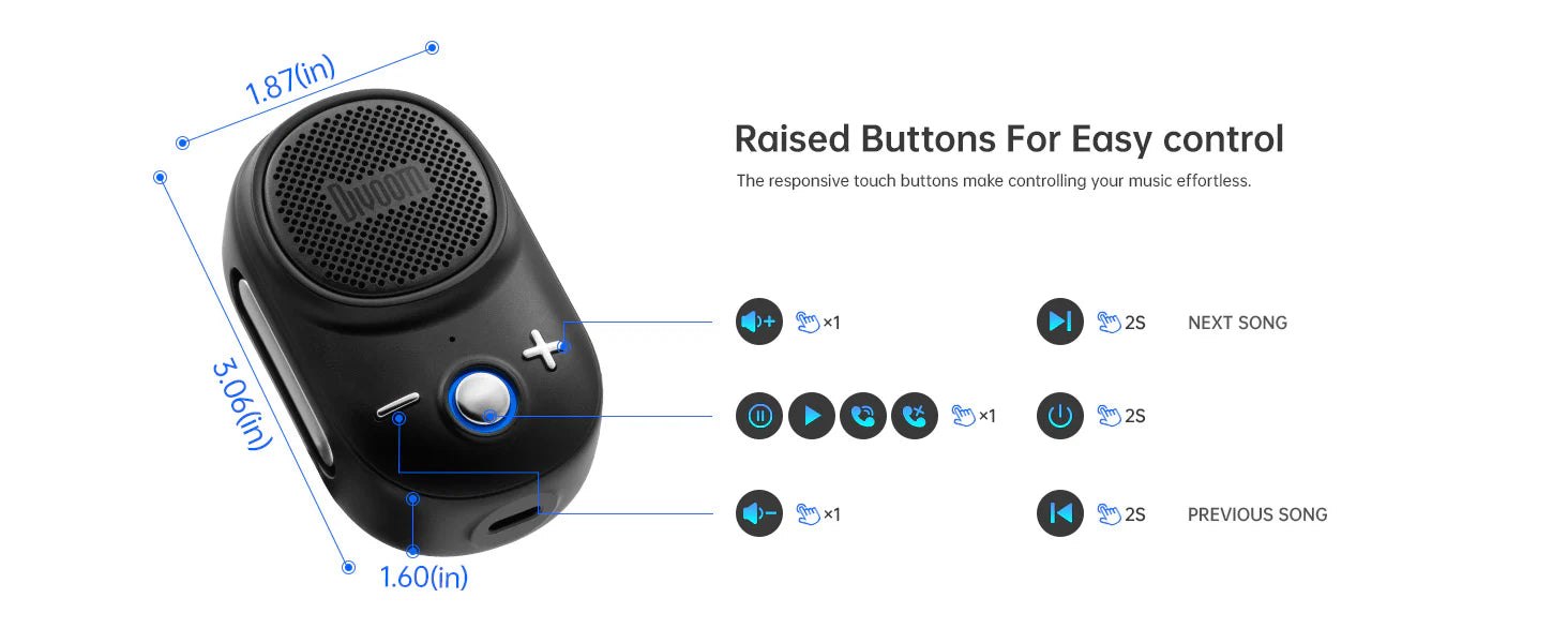 Divoom Itour-S Portable Bluetooth Speaker