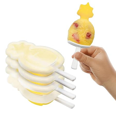STACKABLE POP MOULDS SET 4 PINEAPPLE