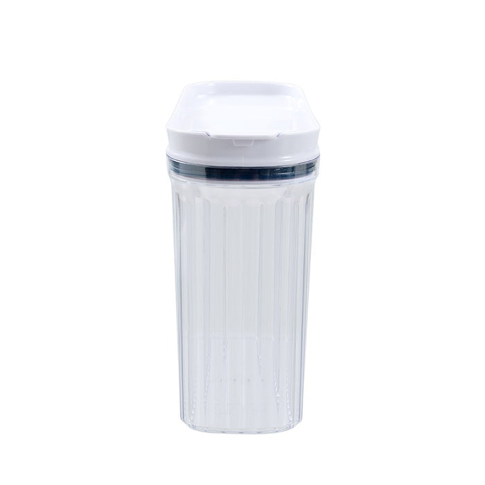 Lemon & Lime CRYSTAL RIBBED FOOD DISPENSING CONTAINER 2.7L 26X10X21CM