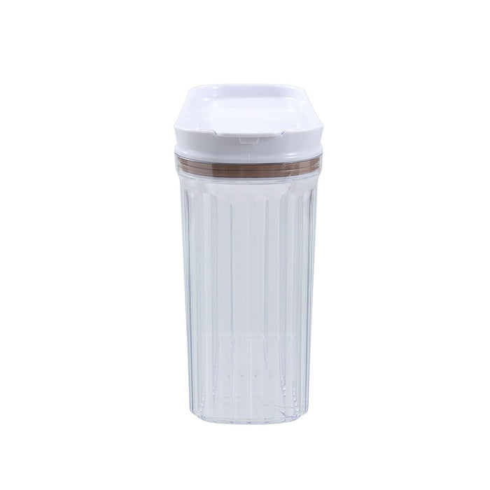 Lemon & Lime CRYSTAL RIBBED FOOD DISPENSING CONTAINER 2.7L 26X10X21CM