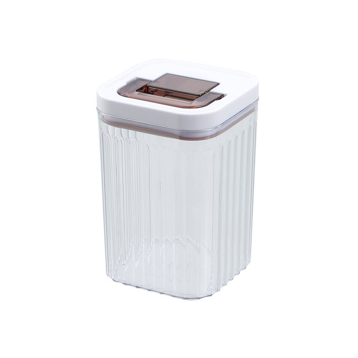 Lemon & Lime CRYSTAL RIBBED FRESH LOCK CONTAINER 950ML 10X10X15.2CM