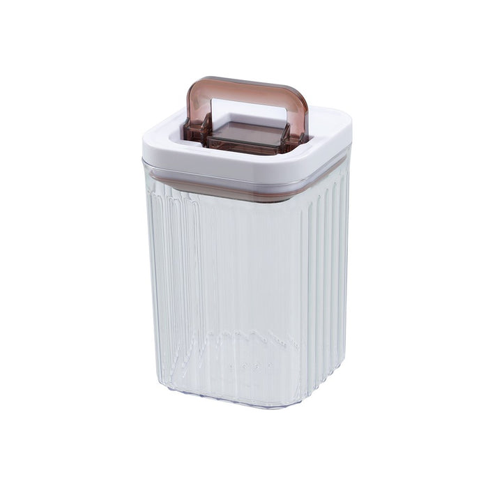 Lemon & Lime CRYSTAL RIBBED FRESH LOCK CONTAINER 950ML 10X10X15.2CM