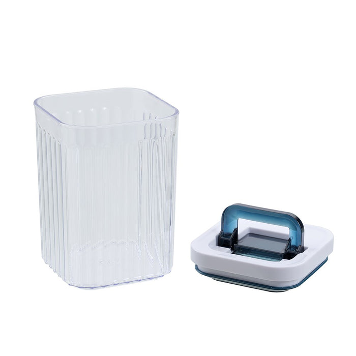 Lemon & Lime CRYSTAL RIBBED FRESH LOCK CONTAINER 950ML 10X10X15.2CM