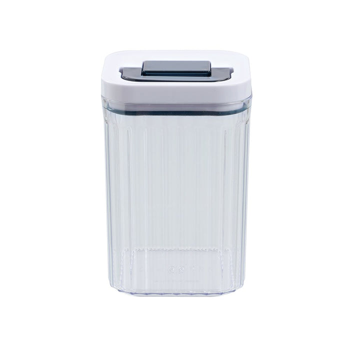 Lemon & Lime CRYSTAL RIBBED FRESH LOCK CONTAINER 950ML 10X10X15.2CM