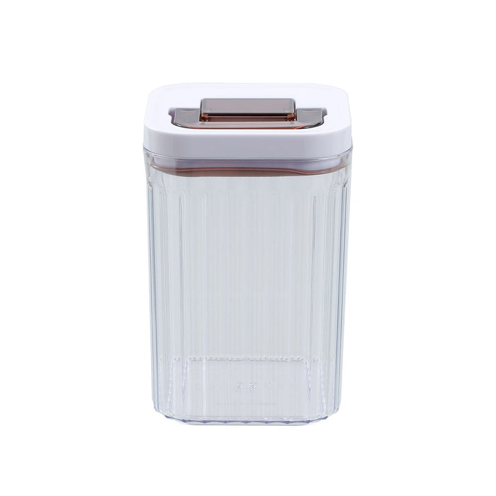 Lemon & Lime CRYSTAL RIBBED FRESH LOCK CONTAINER 950ML 10X10X15.2CM