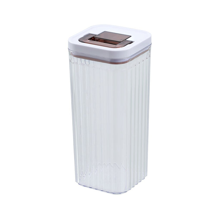 Lemon & Lime CRYSTAL RIBBED FRESH LOCK CONTAINER 1.5L 10X10X22.8CM
