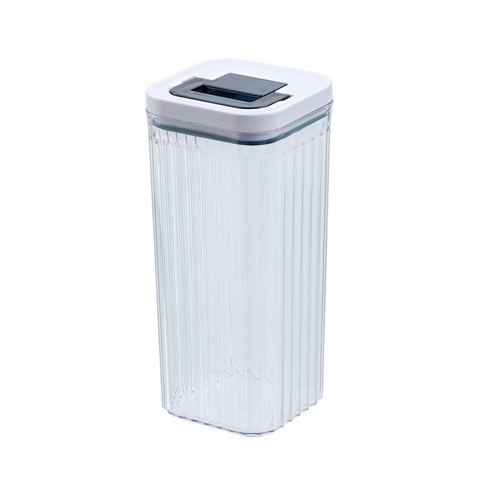 Lemon & Lime CRYSTAL RIBBED FRESH LOCK CONTAINER 1.5L 10X10X22.8CM