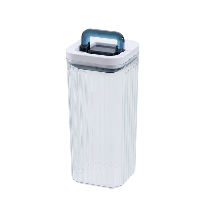 Lemon & Lime CRYSTAL RIBBED FRESH LOCK CONTAINER 1.5L 10X10X22.8CM