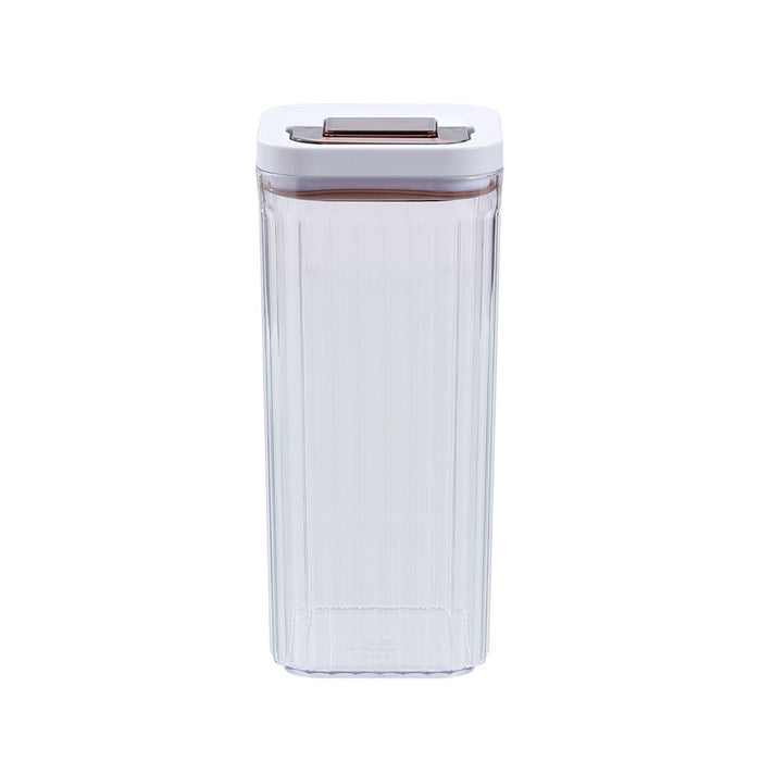Lemon & Lime CRYSTAL RIBBED FRESH LOCK CONTAINER 1.5L 10X10X22.8CM