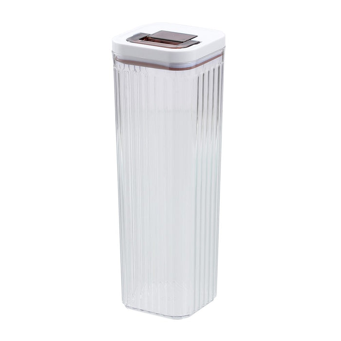 Lemon & Lime CRYSTAL RIBBED FRESH LOCK CONTAINER 2L 10X10X30CM