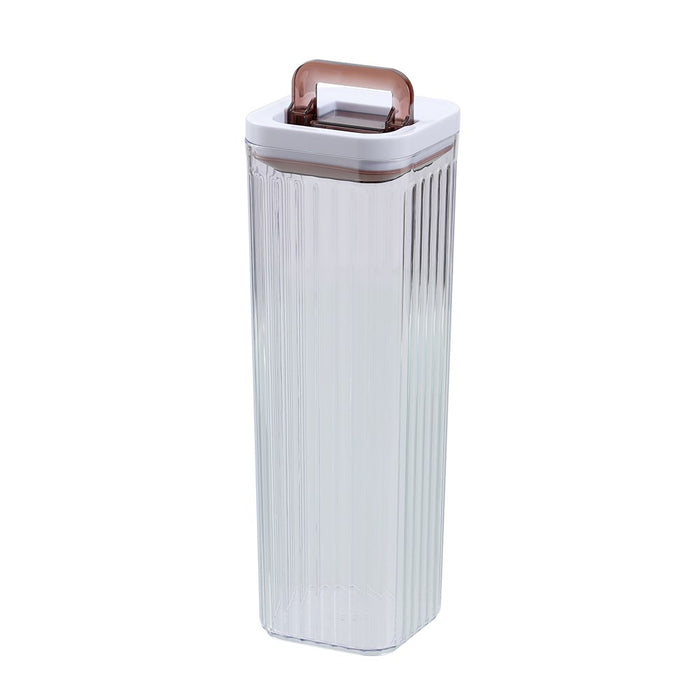 Lemon & Lime CRYSTAL RIBBED FRESH LOCK CONTAINER 2L 10X10X30CM