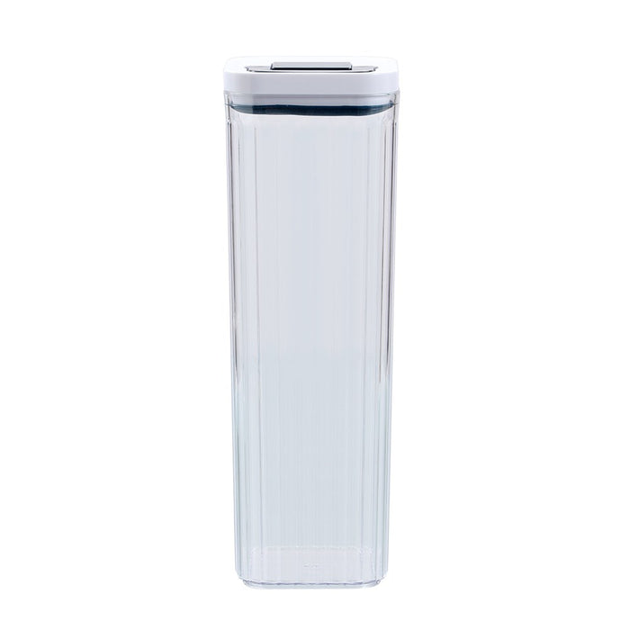 Lemon & Lime CRYSTAL RIBBED FRESH LOCK CONTAINER 2L 10X10X30CM