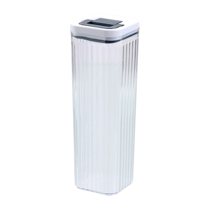 Lemon & Lime CRYSTAL RIBBED FRESH LOCK CONTAINER 2L 10X10X30CM