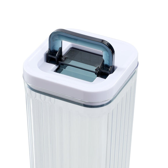 Lemon & Lime CRYSTAL RIBBED FRESH LOCK CONTAINER 2L 10X10X30CM