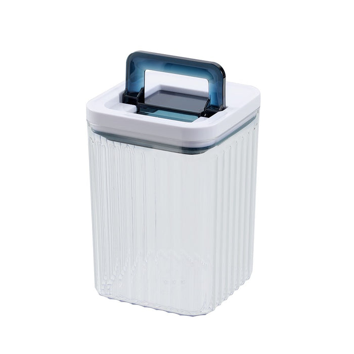 Lemon & Lime CRYSTAL RIBBED FRESH LOCK CONTAINER 1.9L 12.6X12.6X18CM