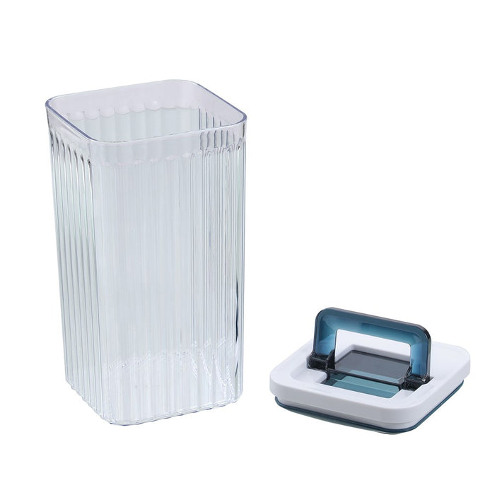 Lemon & Lime CRYSTAL RIBBED FRESH LOCK CONTAINER 2.6L 12.5X12.5X24CM