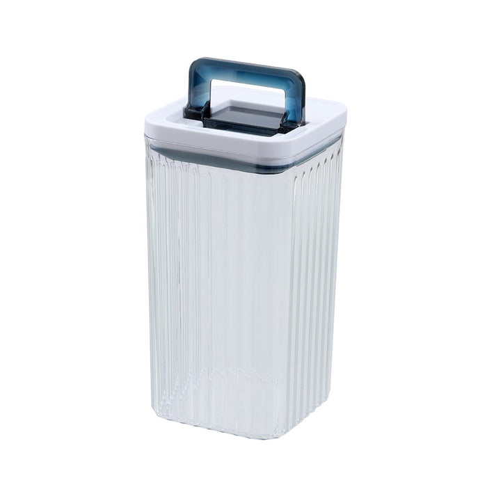 Lemon & Lime CRYSTAL RIBBED FRESH LOCK CONTAINER 2.6L 12.5X12.5X24CM
