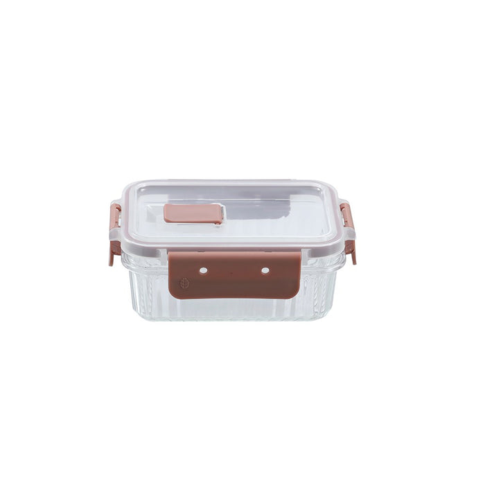 Lemon & Lime CRYSTAL RIBBED FOOD CONTAINER 360ML 14.3X10X6.2CM