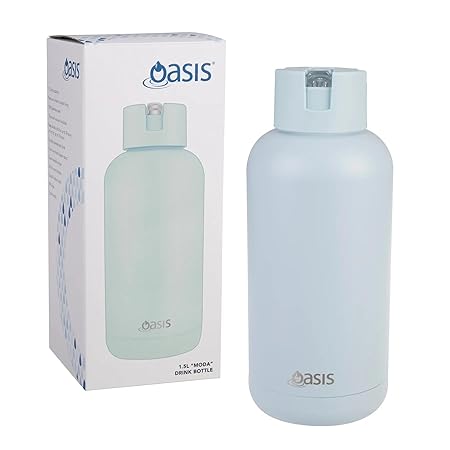 CERAMIC LINED S/S T/WALL INS. DRINK BOTTLE 1.5L SEA MIST